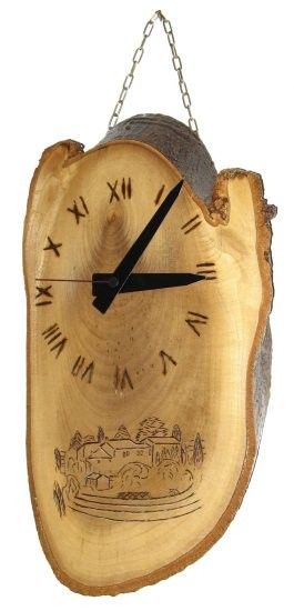 HORLOGE EN BOIS