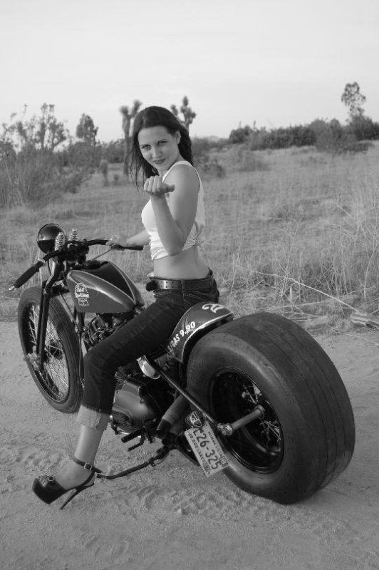 femme moto