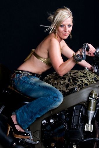 femme moto