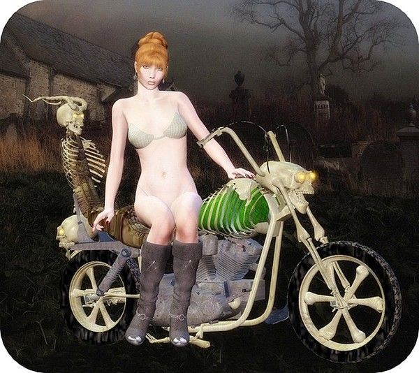 femme moto