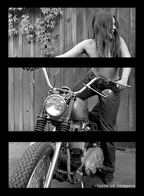 femme moto