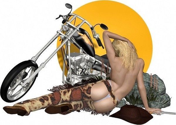 femme moto