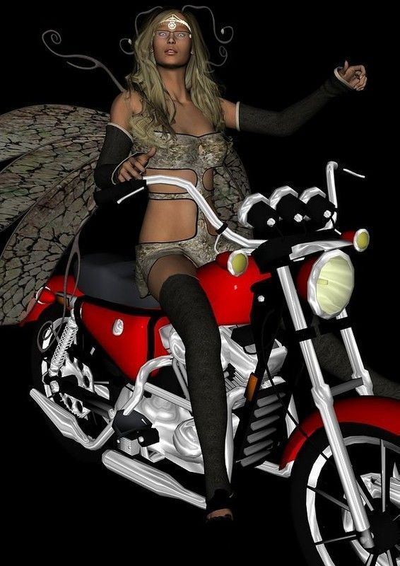 femme moto