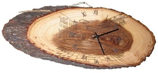 HORLOGE EN BOIS