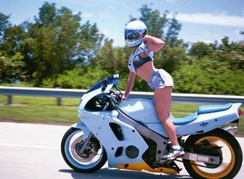 femme moto