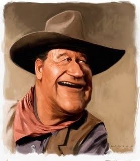 CARICATURE JOHN WAYNE