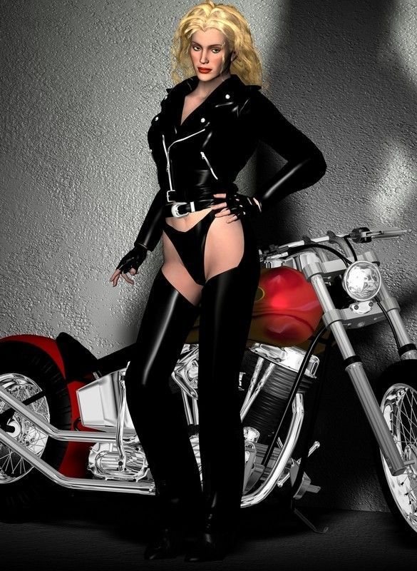 femme moto